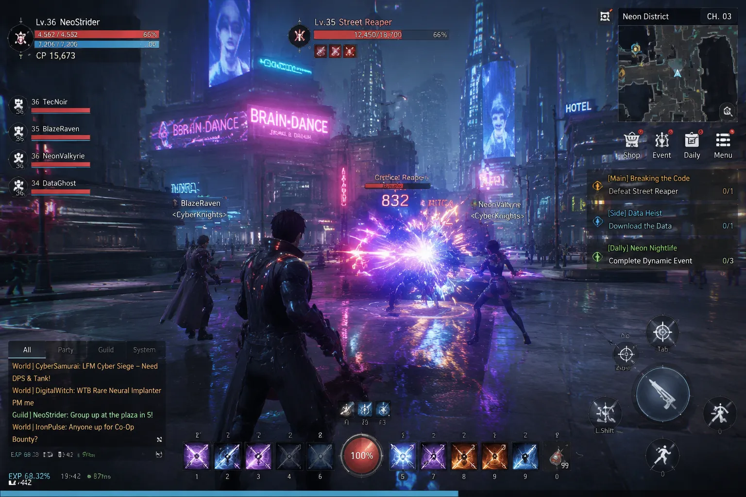 Iron Echo - Hacking interface