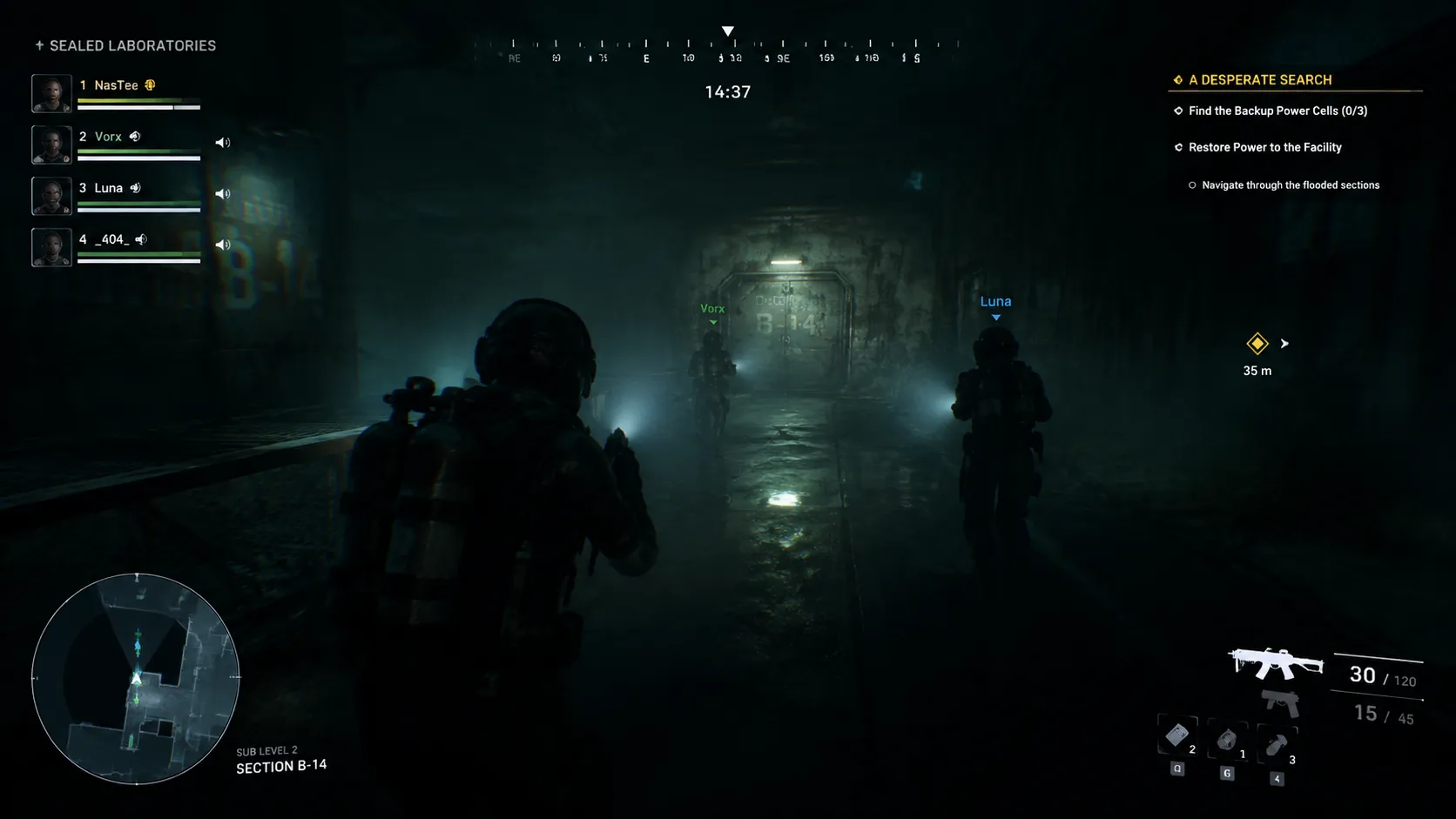 Nightfall Protocol - Facility corridor